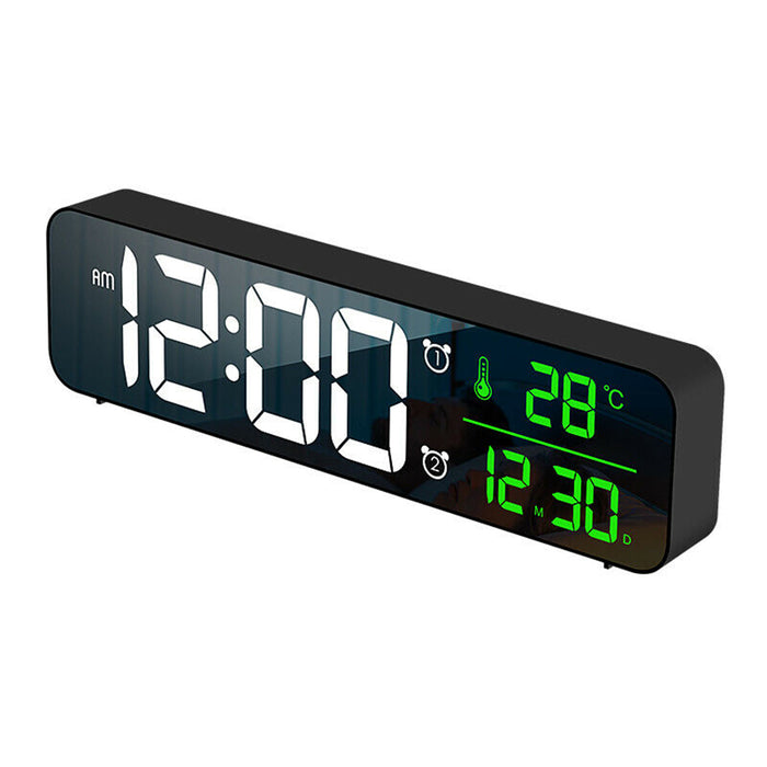 Plugged-in Luminous Large Screen LED Digital Electronic Display Alarm Clock_1