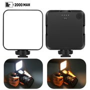 USB Rechargeable Strong Suction Video Conference LED Dimmable Fill Light_12
