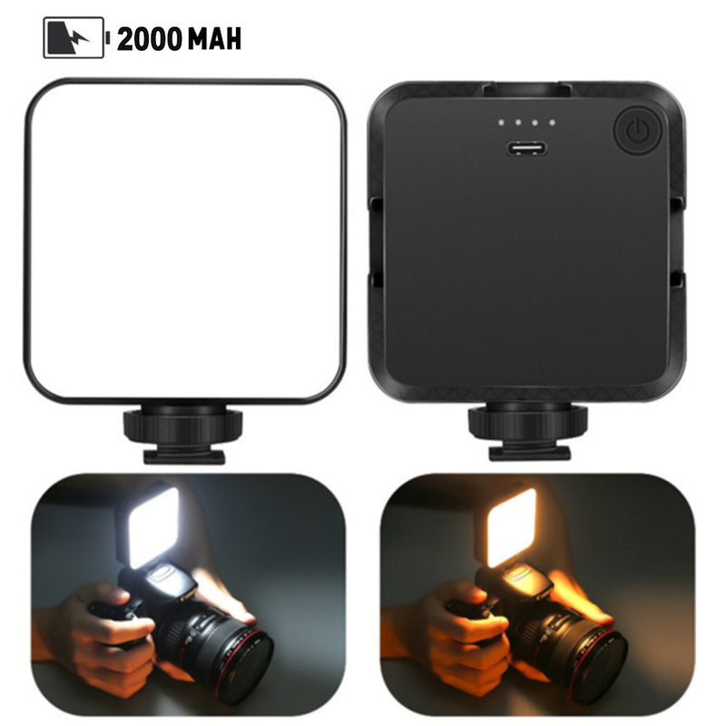 USB Rechargeable Strong Suction Video Conference LED Dimmable Fill Light_12