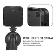 USB Rechargeable Strong Suction Video Conference LED Dimmable Fill Light_8