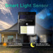 270° 3-Side Lighting Solar Powered Motion Sensor Outdoor LED Light_8