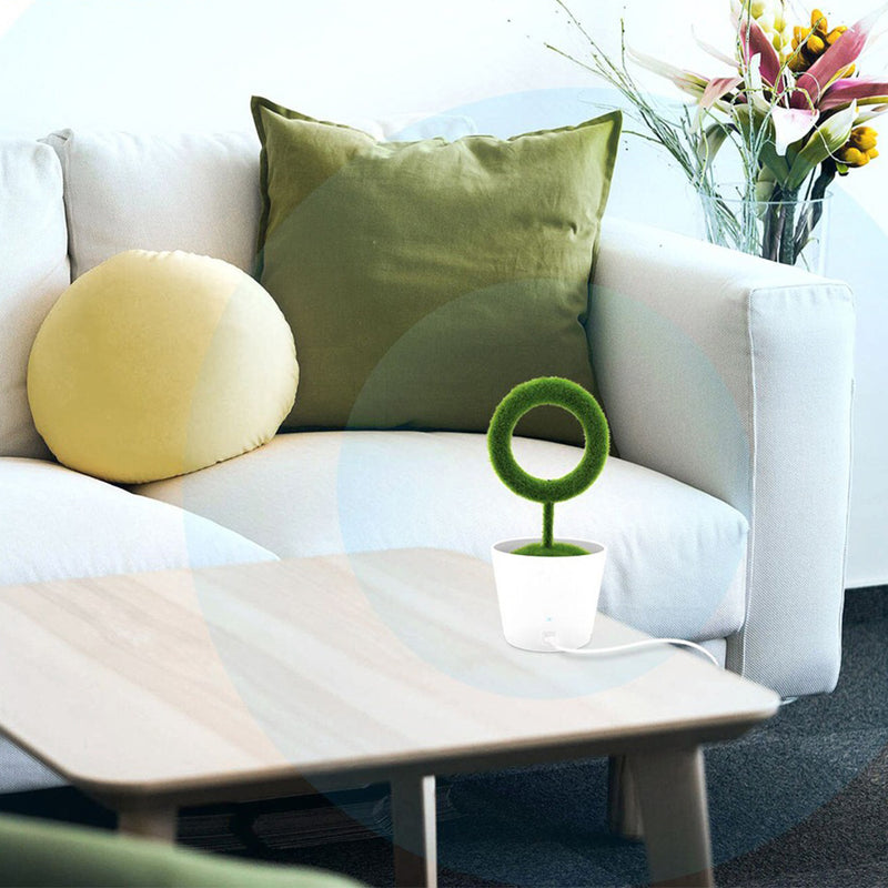 USB Powered Portable Green Plant Negative Ion Desktop Air Purifier_12