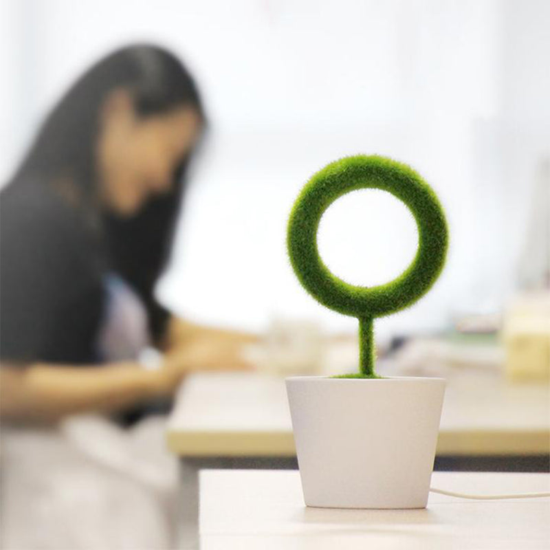 USB Powered Portable Green Plant Negative Ion Desktop Air Purifier_13