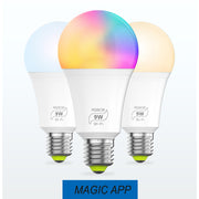 Wi-Fi Enabled 9W Color Changing Smart LED Light Bulb APP Ready_8