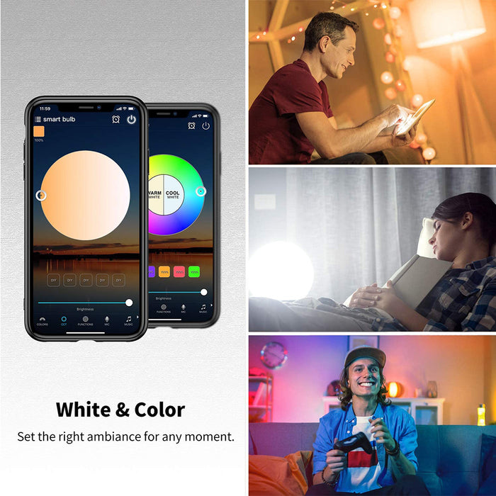 Wi-Fi Enabled 9W Color Changing Smart LED Light Bulb APP Ready_10