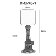 USB Rechargeable Strong Suction Video Conference LED Dimmable Fill Light_11