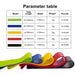 5-Pc Skin Friendly Different Levels Yoga Resistance Bands_2