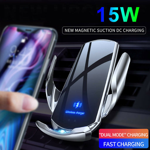 15W Q3 Wireless Car Mobile Phone Charger and Holder_9
