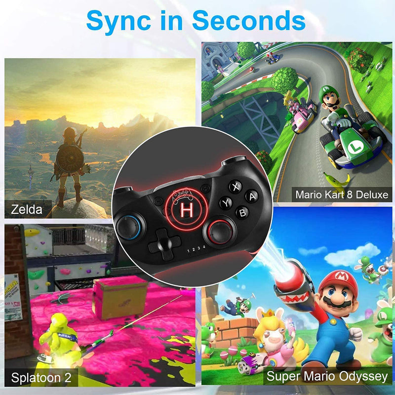 Wireless Switch Pro Controller Gamepad Remote Joystick_4