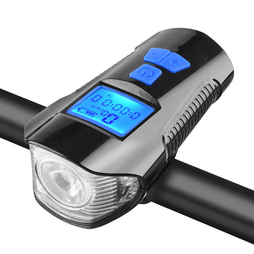 3-in-1 USB Rechargeable Bicycle Speedometer LED Front Light_8