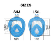 Full Face Dry Diving Mask Adult Silicone Snorkeling Suit_3