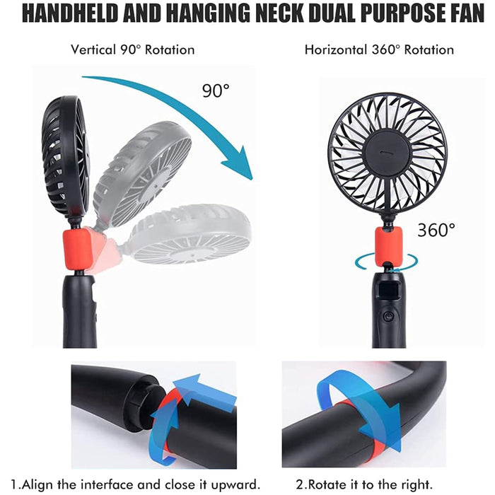 2-in-1 Portable Handheld and Hanging Neck Fan_1