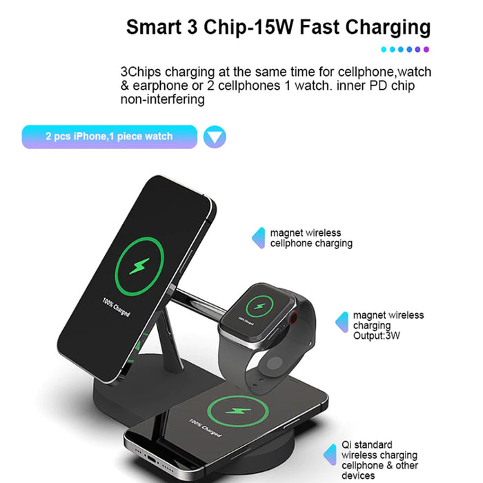 3-in-1 15W Wireless Magnetic Charger_11