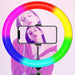 26cm RGB LED Selfie Ring Fill Light with Tripod_6