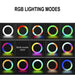 26cm RGB LED Selfie Ring Fill Light with Tripod_10