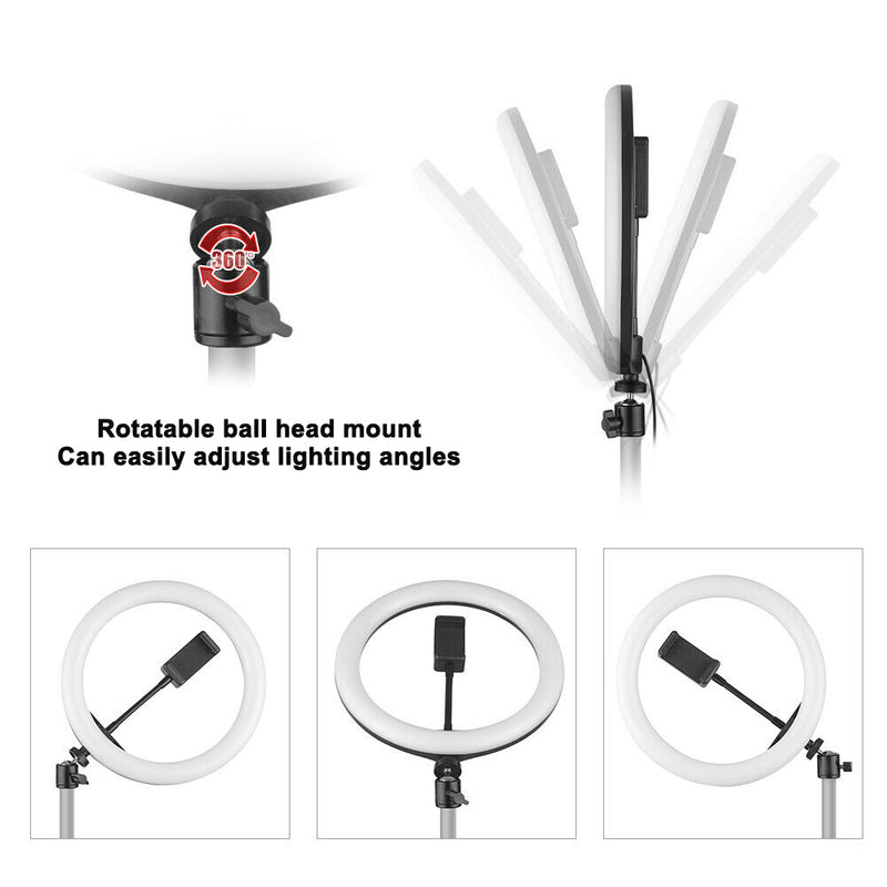 26cm Dual-Device Mount LED Fill Ring Light_8