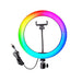 26cm RGB LED Selfie Ring Fill Light with Tripod_5