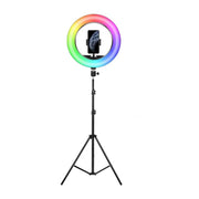 26cm RGB LED Selfie Ring Fill Light with Tripod_0