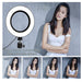 26cm Dimmable LED Selfie Ring Light with Tripod_15