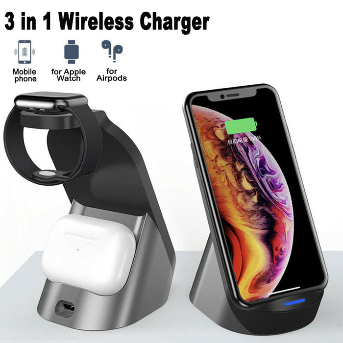 3-in-1 Wireless Vertical Stand Mobile Phone Watch and Headset Charger_6