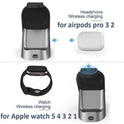 3-in-1 Wireless Vertical Stand Mobile Phone Watch and Headset Charger_9