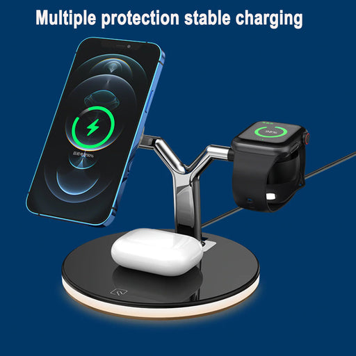 3-in-1 Magnetic Charger Y-Shape MagSafe Fast Charging Station_6