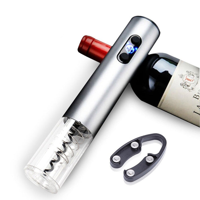 4-in-1 Electric Corkscrew Rechargeable Cordless Wine Bottle Opener_5