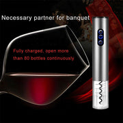 4-in-1 Electric Corkscrew Rechargeable Cordless Wine Bottle Opener_9