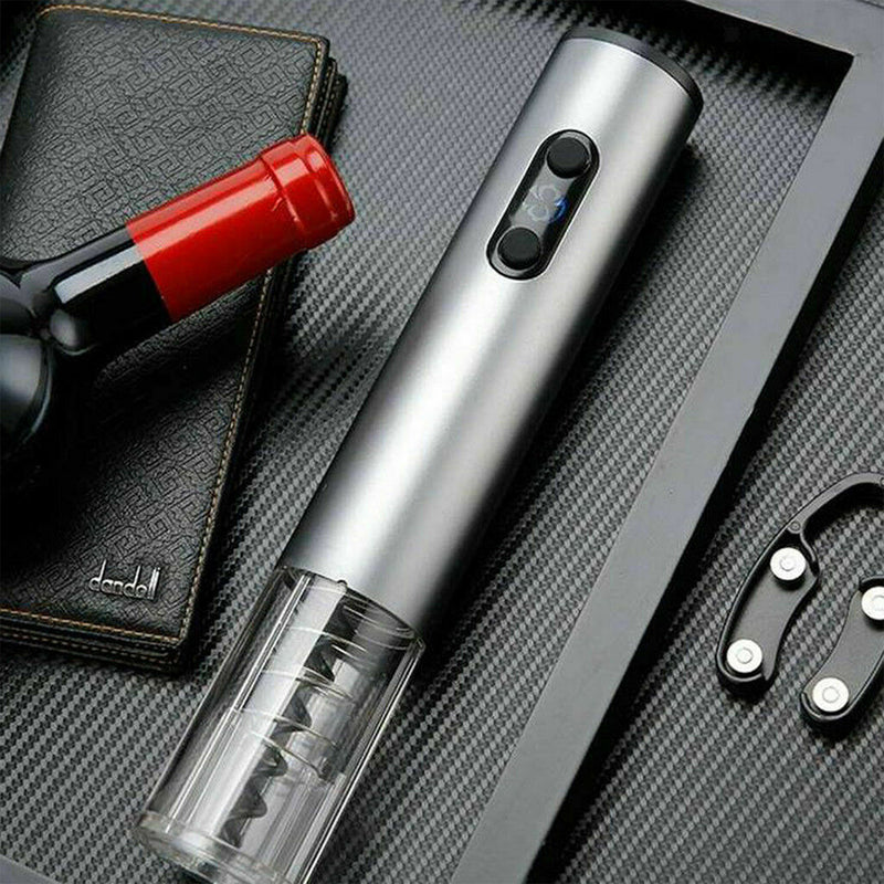 4-in-1 Electric Corkscrew Rechargeable Cordless Wine Bottle Opener_2