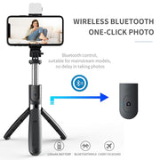 2-in-1 Foldable Monopod and Tripod with Remote Control Shutter Fill Light_13