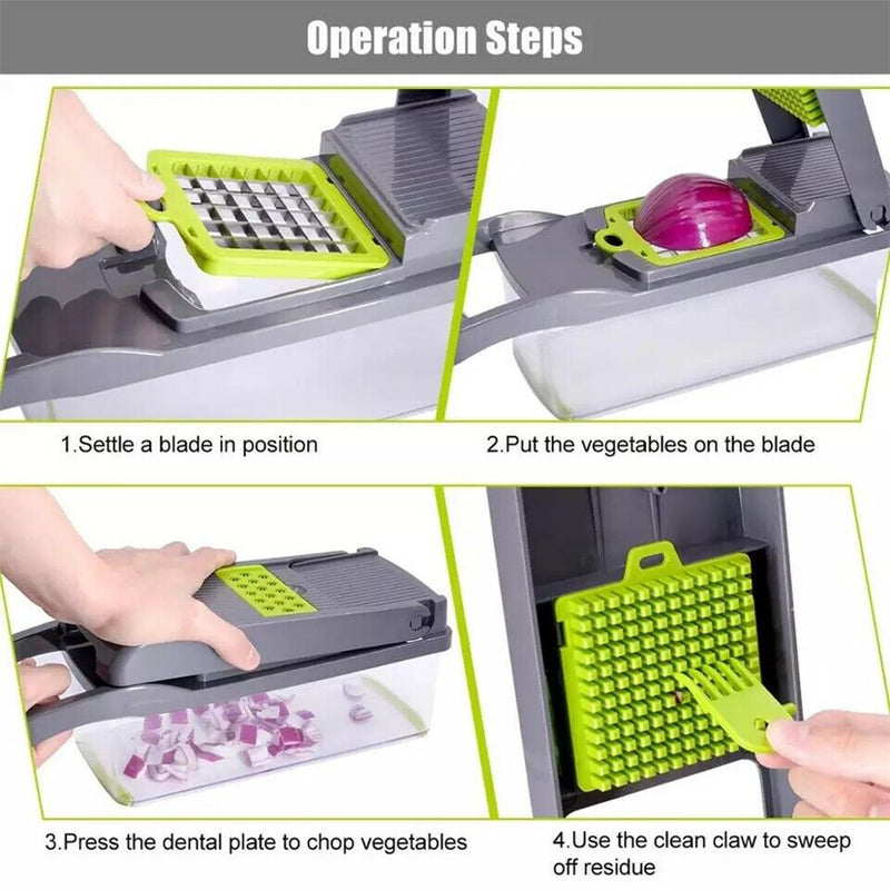 Multi-Functional Vegetable Ingredient Chopper Slicer Kitchen Tools_9