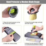 Multi-Functional Vegetable Ingredient Chopper Slicer Kitchen Tools_10