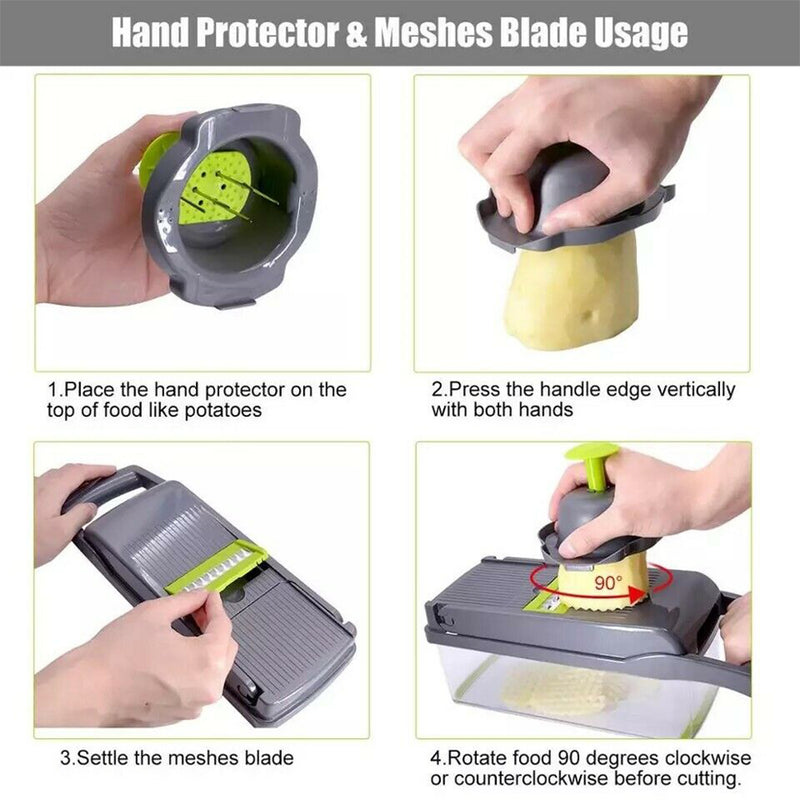 Multi-Functional Vegetable Ingredient Chopper Slicer Kitchen Tools_10