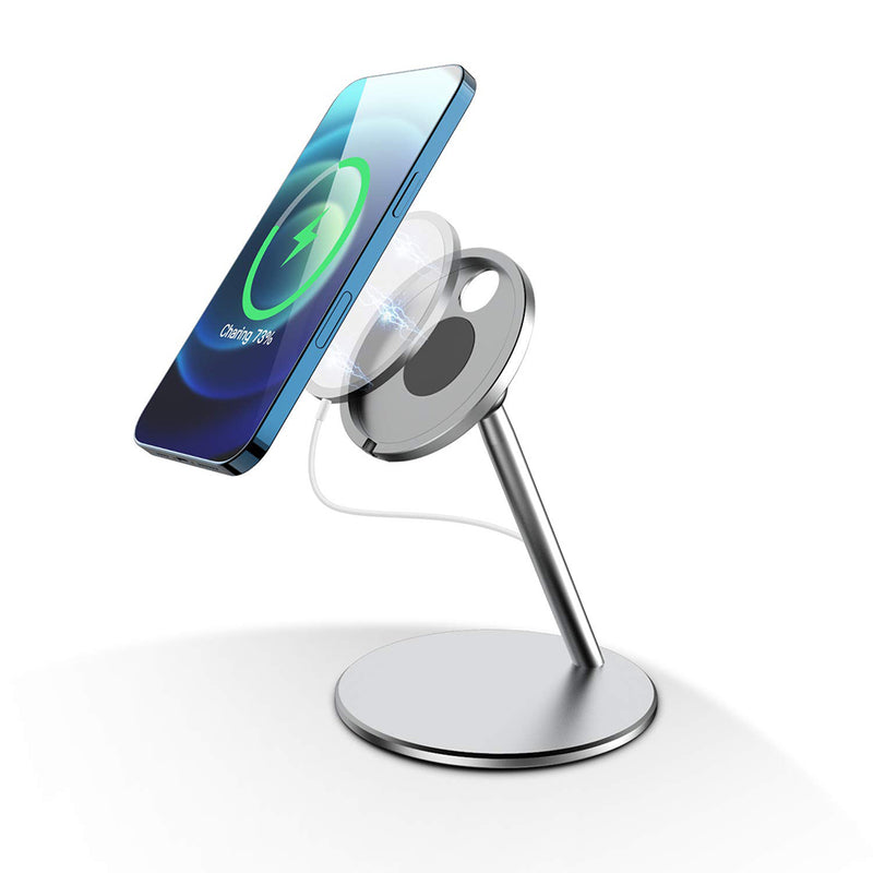 Aluminum Wireless Magnetic Mobile Phone Holder MagSafe Compatible_11