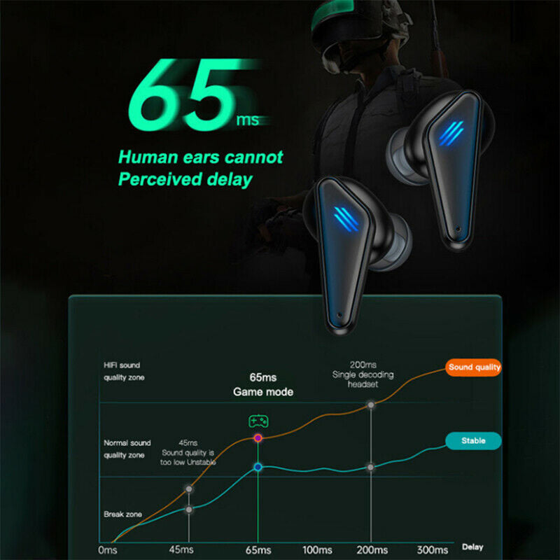 K55 TWS Wireless Gaming Bluetooth Headset with Mic and Charging Case_7