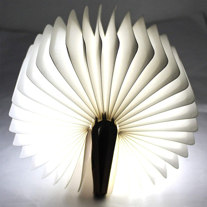 USB Rechargeable 3 Colors 3D Creative Foldable LED Book Night Light_3