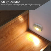 LED Motion Sensor Battery Operated Wireless Wall Closet Lamp Night Light_2
