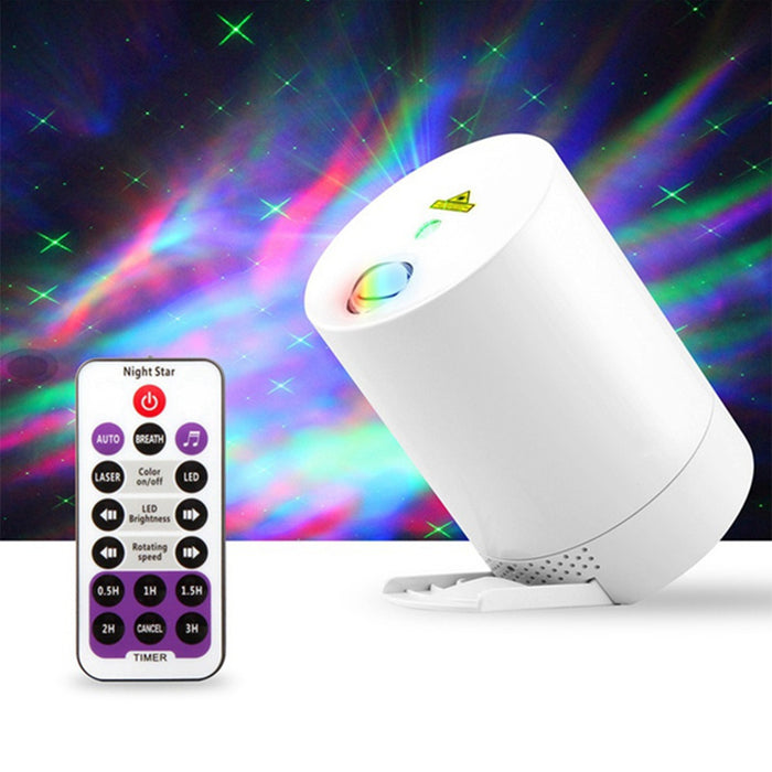 Night Light Starry Sky Lamp Projector Remote Control Musical Rotating Lamp_3