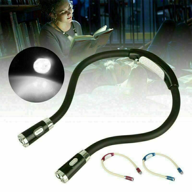 Flexible Handsfree LED Hanging Neck Light Book Reading Camping Light Lamp_10