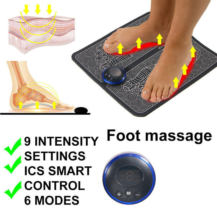 USB Rechargeable Foot Cushion and Massager with LCD Gear Display_9
