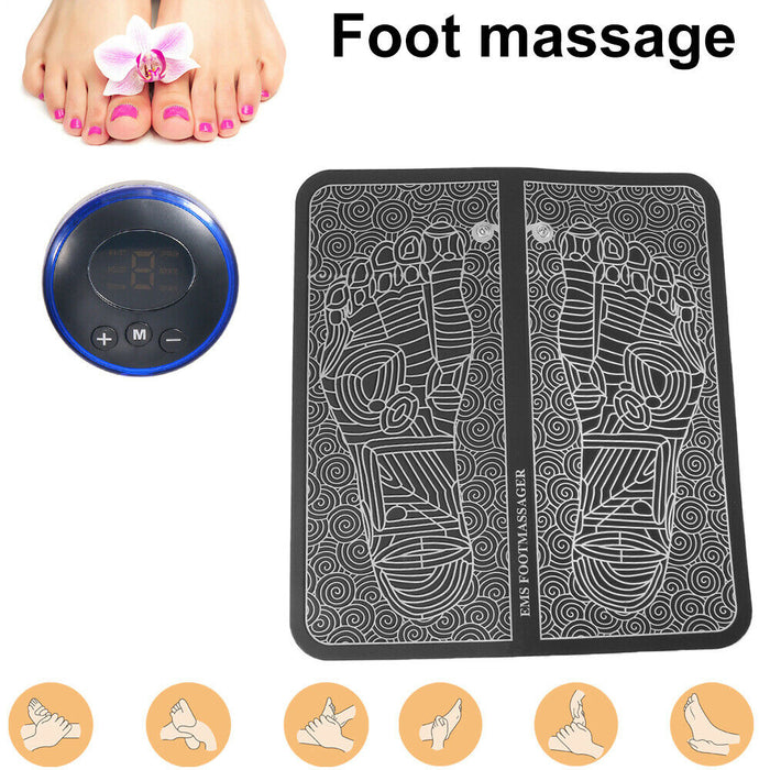 USB Rechargeable Foot Cushion and Massager with LCD Gear Display_11