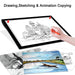 USB Rechargeable A4 Magnetic Pad Guide Light Tracing and Drawing Board_8