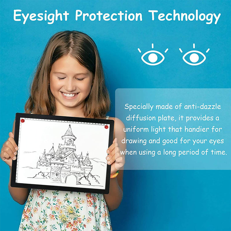 A4 Tracing Light Pad Magnetic Drawing Board Tracing Fill Light_7