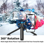 2-in-1 Remote Shutter Mini Tripod and Selfie Stick for Smartphones_8