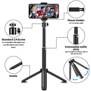 2-in-1 Remote Shutter Mini Tripod and Selfie Stick for Smartphones_9