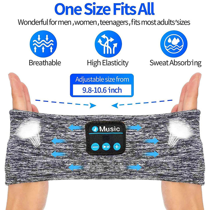 Wireless Bluetooth Musical Sleeping Exercising Headband_6