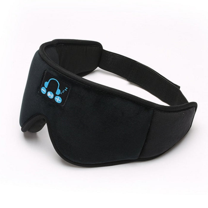 Bluetooth Sleeping Eye Mask with Builtin Headphones in Black
