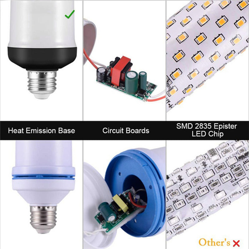 5W 4 Modes Burning Flickering Flame LED Light Bulb_11