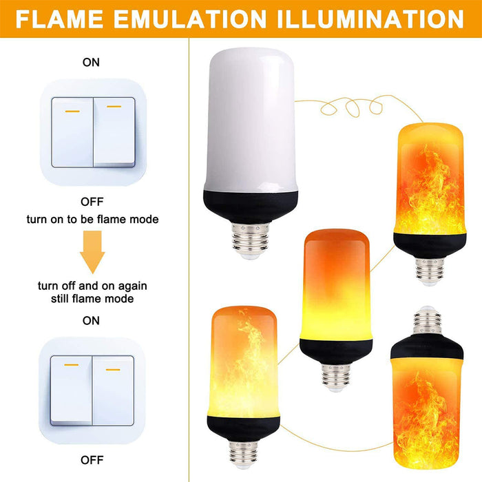 5W 4 Modes Burning Flickering Flame LED Light Bulb_1