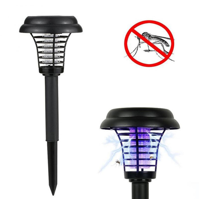 Solar Powered Outdoor LED Mosquito and Bug Zapper_0